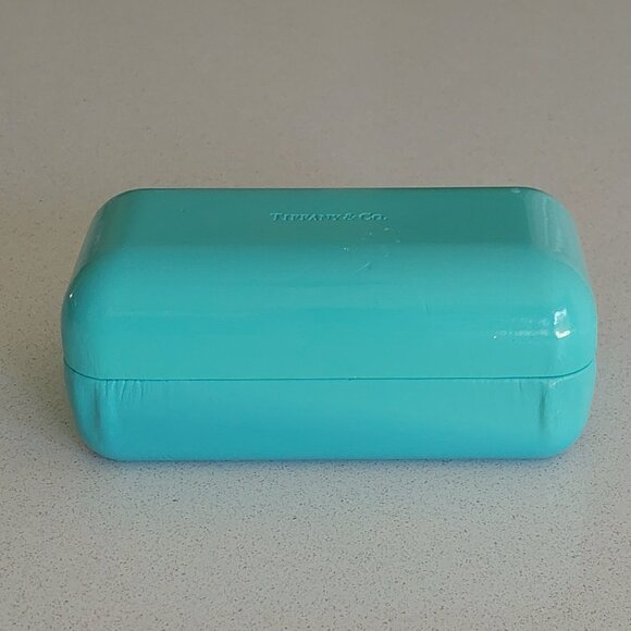 Tiffany & Co. Light Turquoise Blue Hard Clamshell Glasses Case (CASE ONLY) - Picture 5 of 16